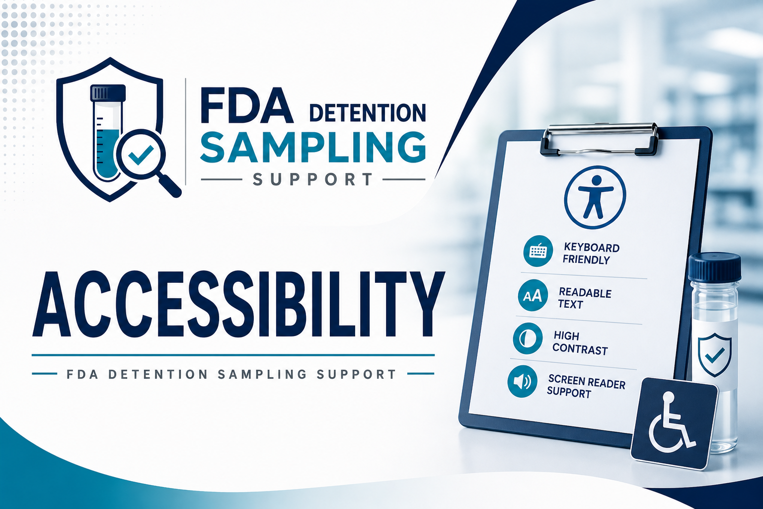 Accessible website design supporting keyboard, screen reader, and assistive technology users