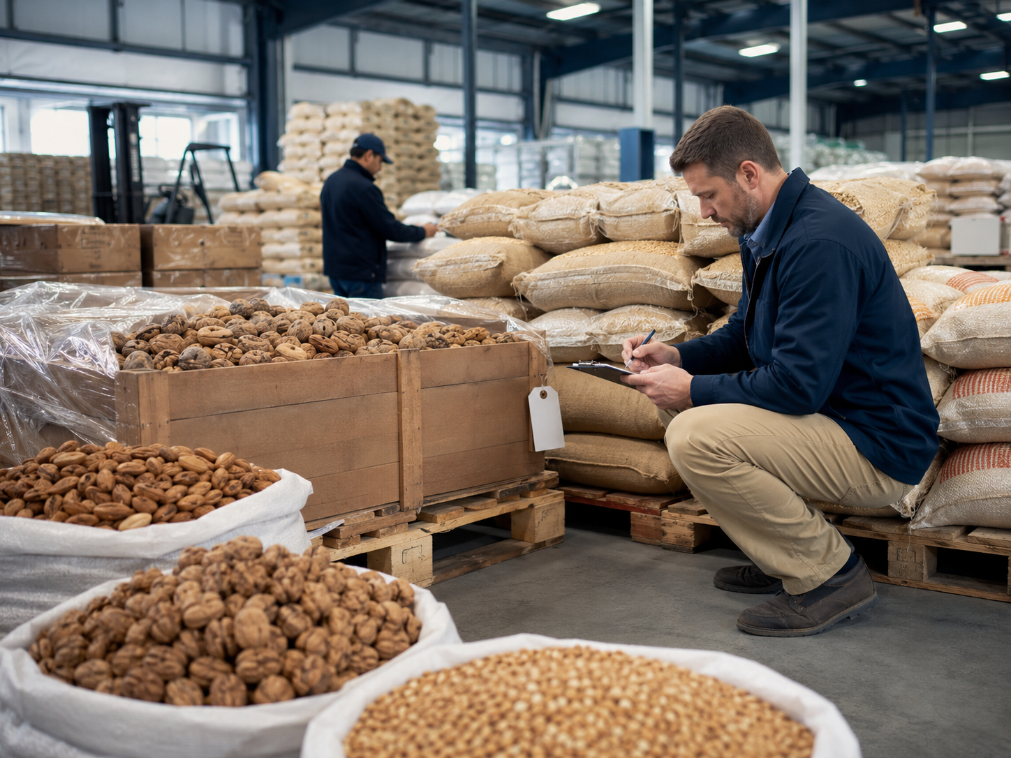 Detained nuts and grain imports awaiting mycotoxin sampling under FDA Import Alert 23-14