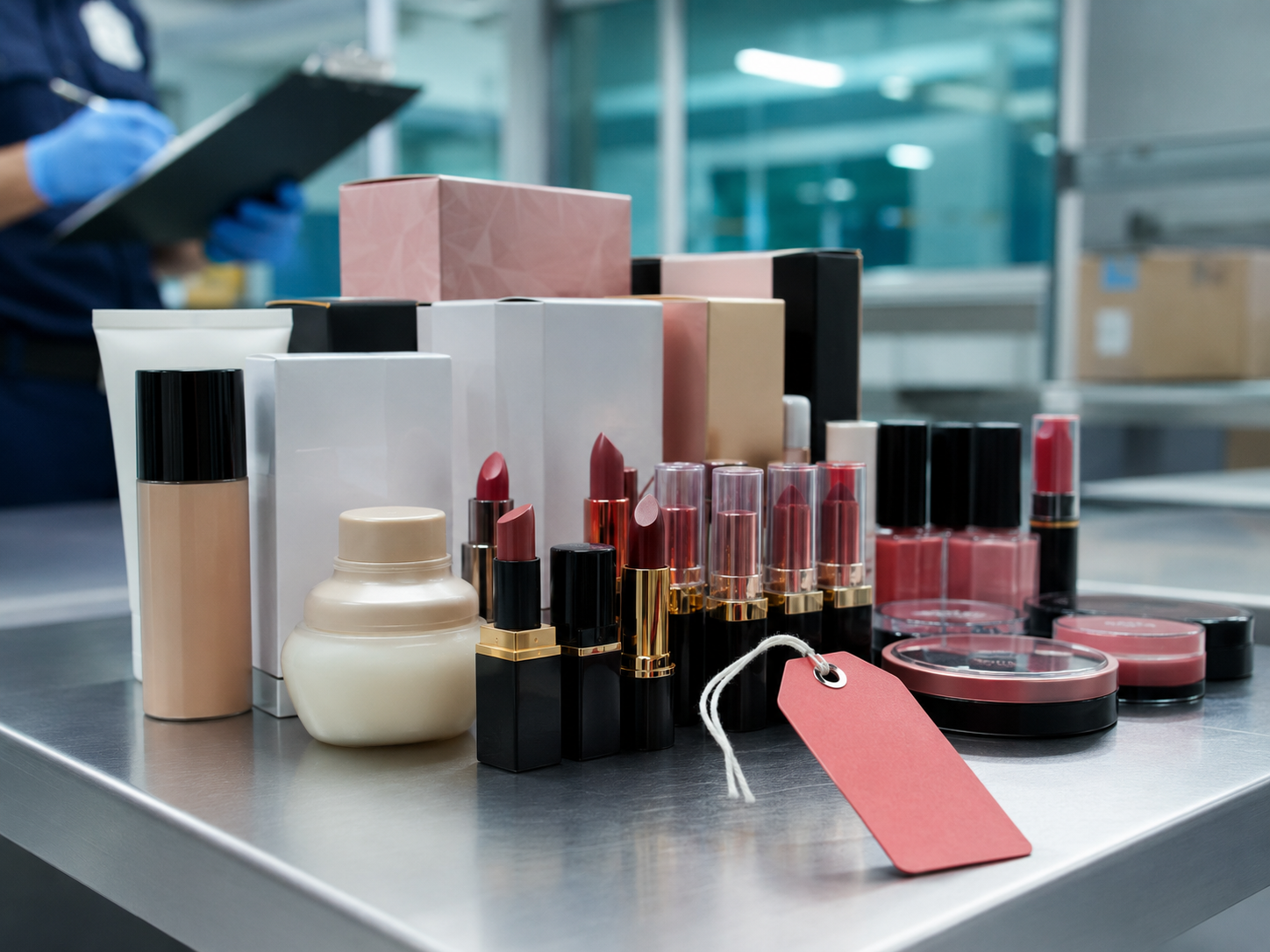 Detained imported cosmetics awaiting color additive review under FDA Import Alert 53-06