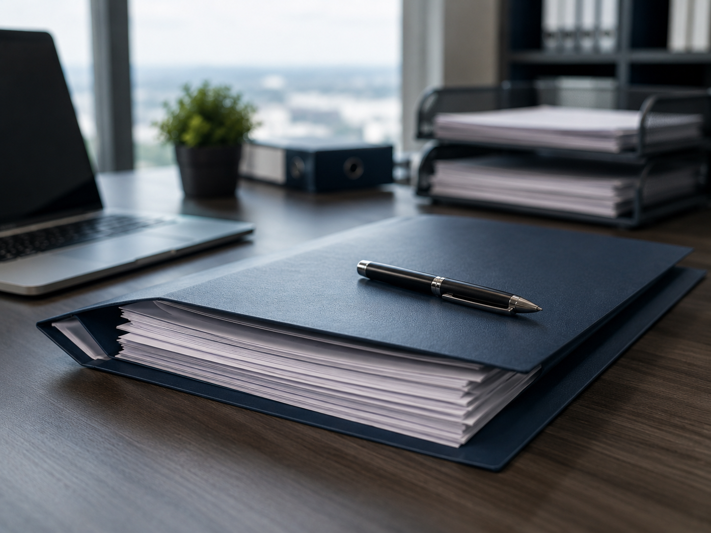 Organized formal documents forming an FDA import alert removal petition on a desk