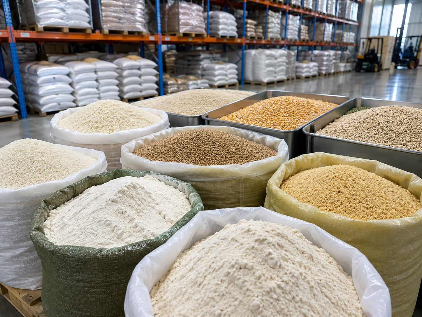 Imported grains and cereals at a bulk storage or inspection facility subject to FDA detention testing