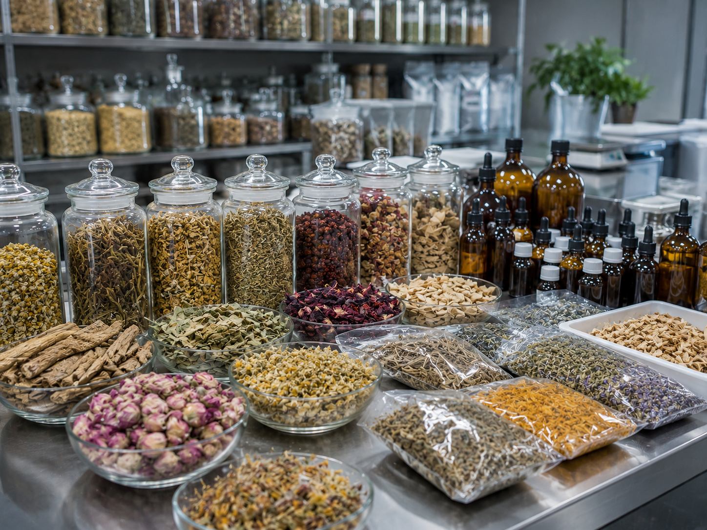 Imported herbal and botanical products at an inspection facility subject to FDA detention testing